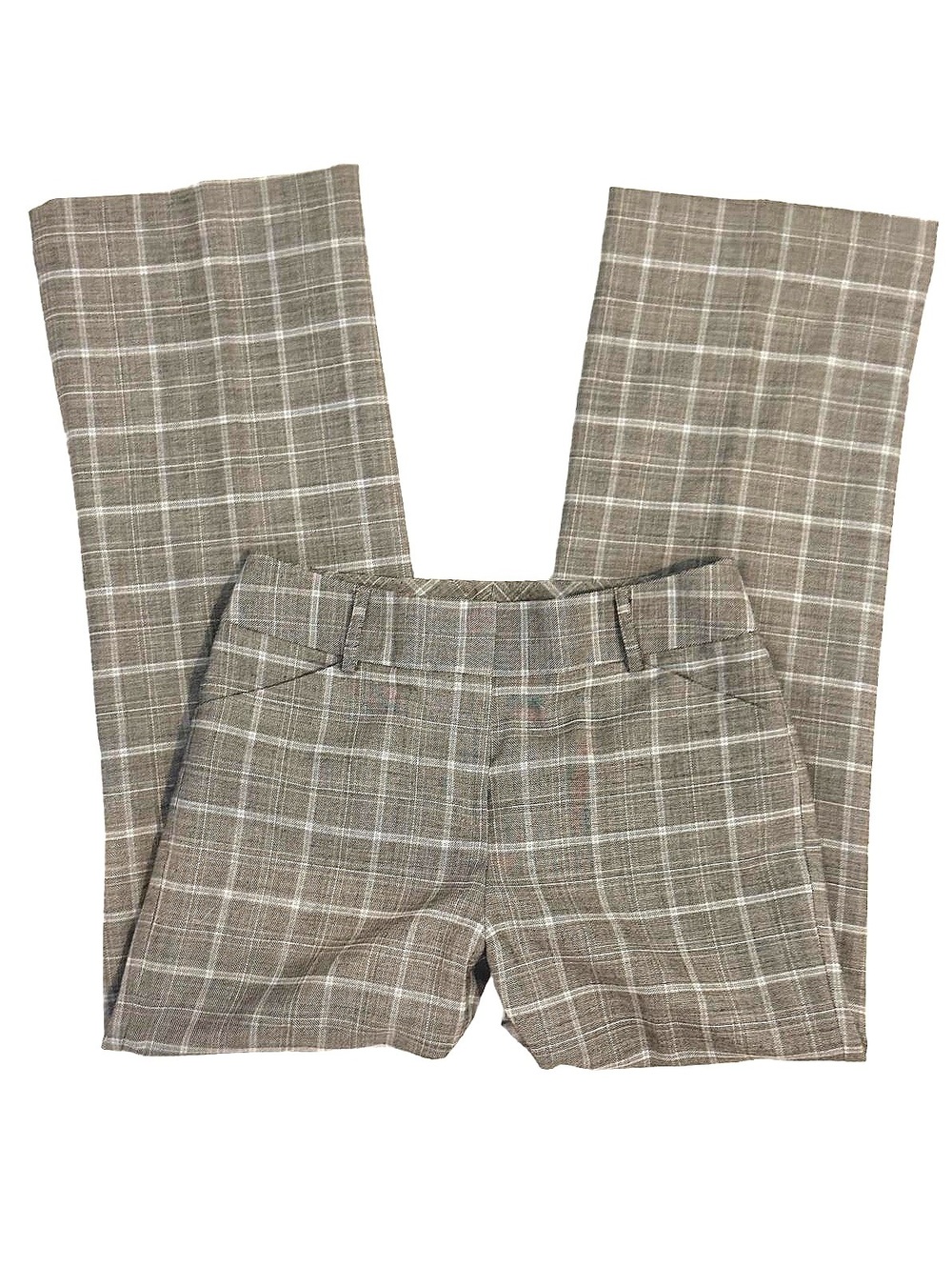 Wool and Silk Women's Plaid Dress Pants Size 2 Tailored Fit #interviewoutfit